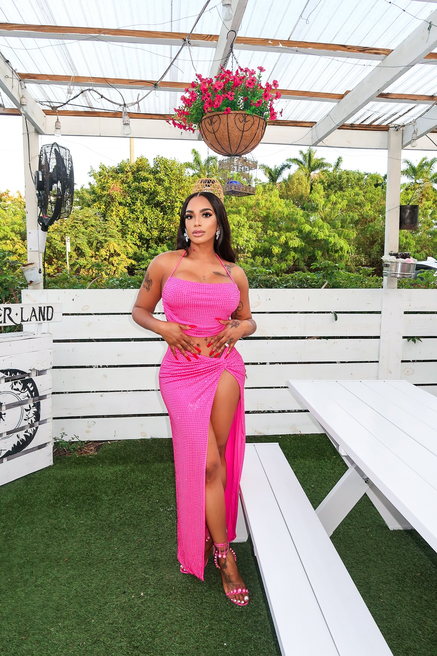 kourtney pink dress Kourtney Kardashian (Pink) Cardboard Cutout Available in Life-Size or Mini Perfect for Parties, Displays & Collectibles. Great for Photos, Gifts &