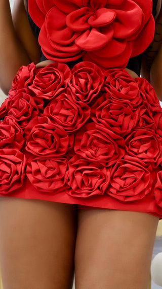 Can I call you Rose Shorts (Red)