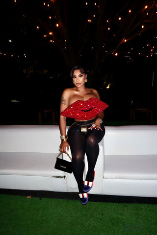 Lips Corset Top