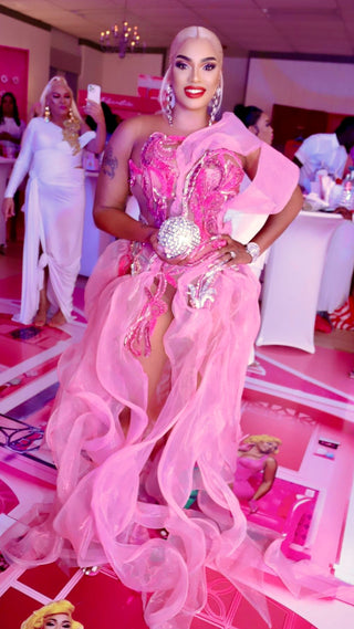 Vestido personalizado de princesa Barbie