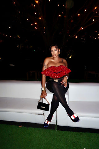 Lips Corset Top
