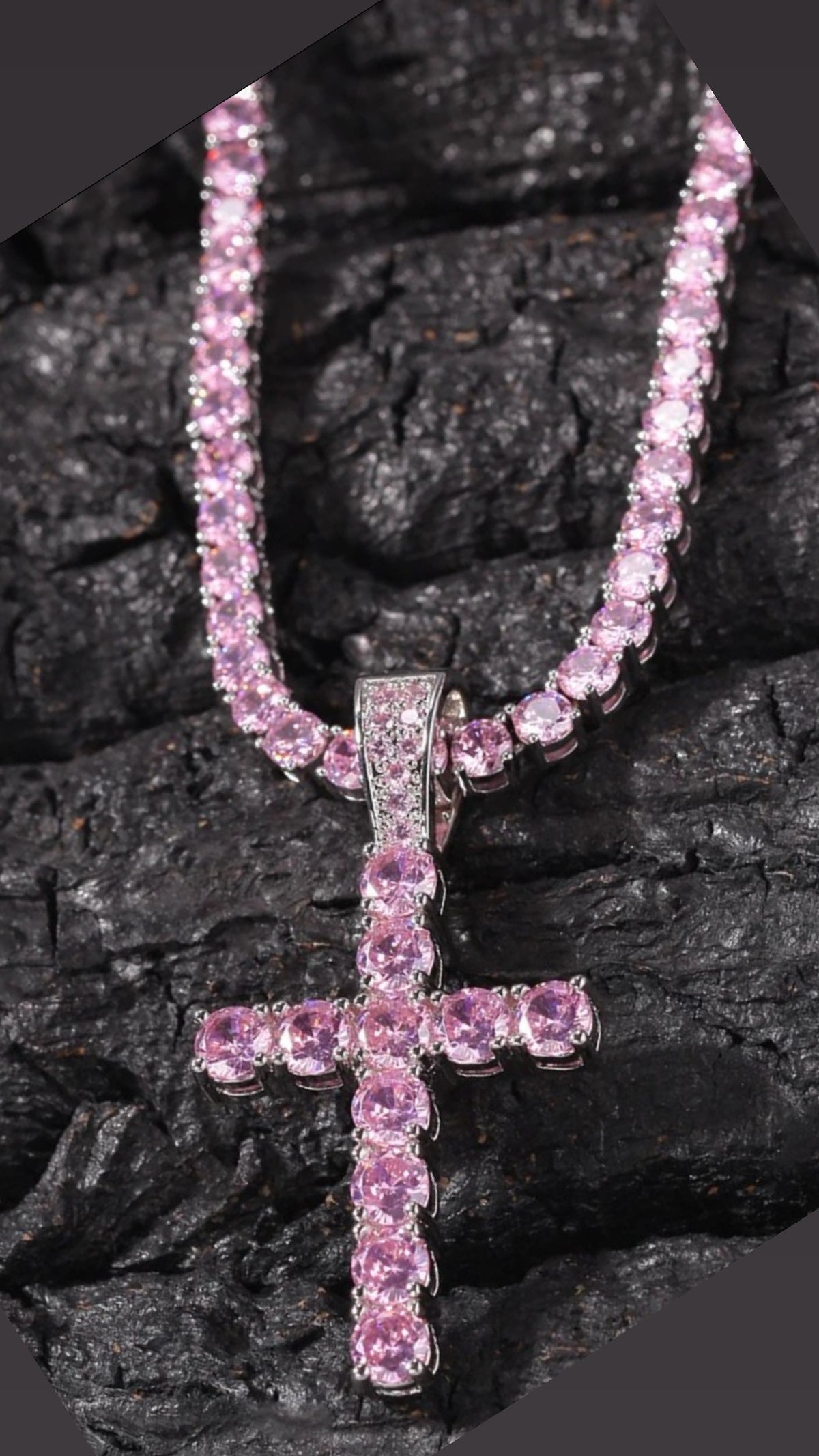 Pink Diamond necklace