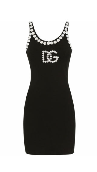 DG Crystal Embellished Mini Dress