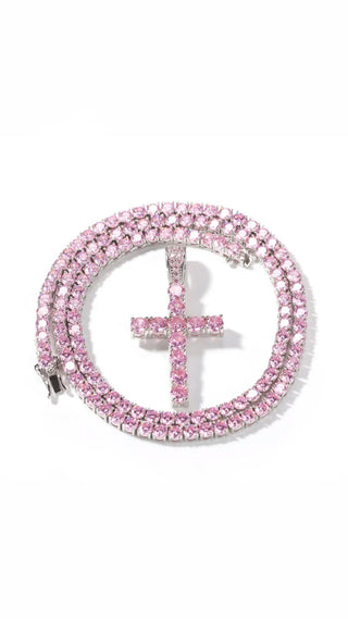 Pink Diamond necklace